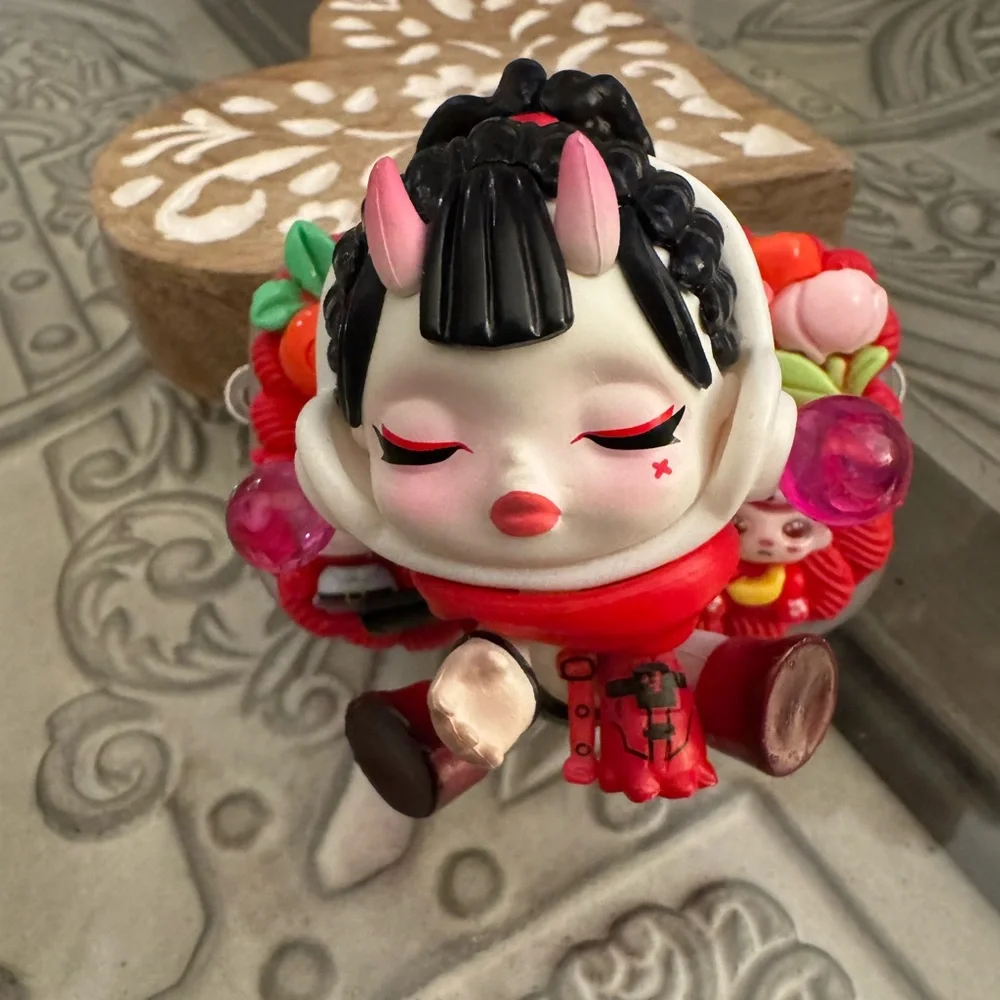 New Kawaii Red & Black Decorative Phone Grip